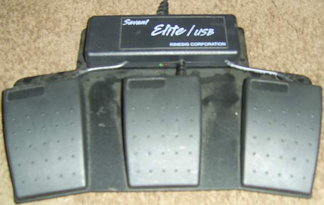Kinesis foot switch
